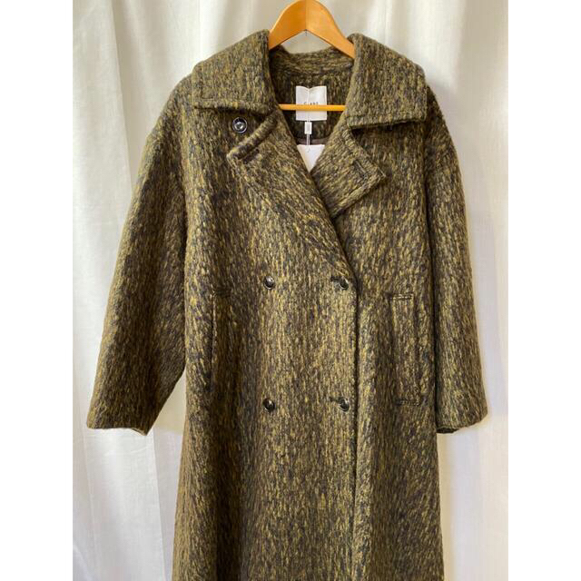 クラネ正規品！！新品紙タグ付き★日本製！MIX SHAGGY LADY COAT レディースのジャケット/アウター(ロングコート)の商品写真