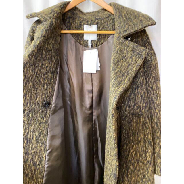 クラネ正規品！！新品紙タグ付き★日本製！MIX SHAGGY LADY COAT レディースのジャケット/アウター(ロングコート)の商品写真