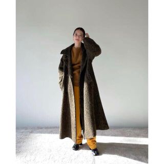 クラネ正規品！！新品紙タグ付き★日本製！MIX SHAGGY LADY COAT(ロングコート)