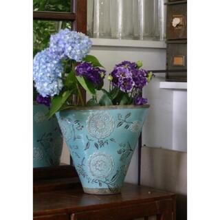 テコラッタ　花瓶　フラワーベース　陶器(花瓶)