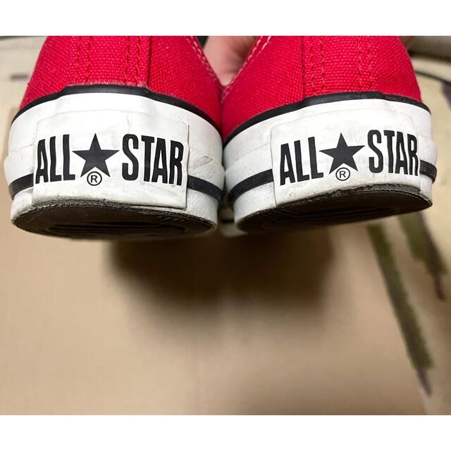 CONVERSE(コンバース)のconverse コンバース オールスター レッド 24.5cm レディースの靴/シューズ(スニーカー)の商品写真