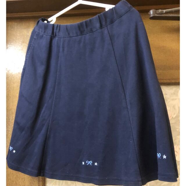 ファミリアスカート 120 紺色