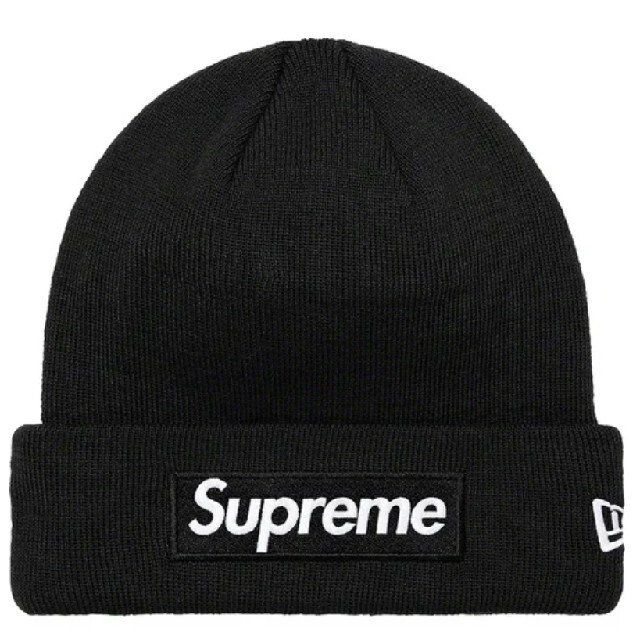 supreme  New Era  Box Logo Beanie black