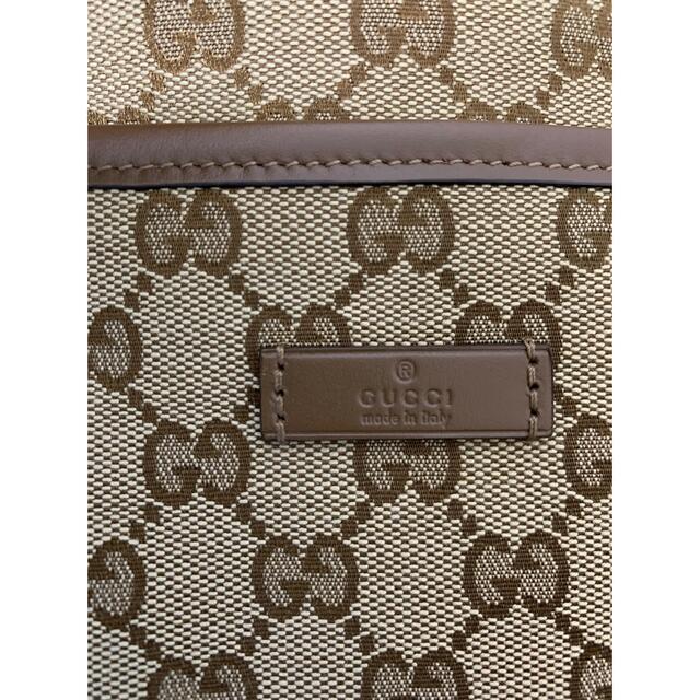 Gucci(グッチ)のGUCCI 388929 トートバッグ ベージュ×ダークブラウン レディースのバッグ(トートバッグ)の商品写真