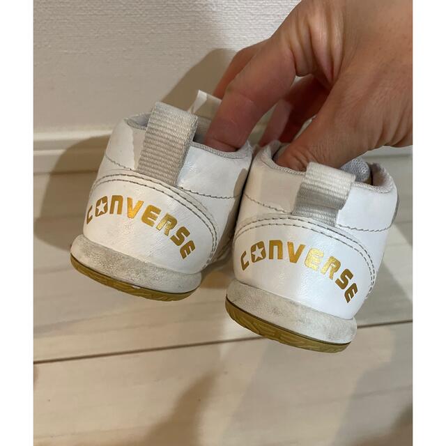 CONVERSE(コンバース)のconverse ホワイト　12.5㎝ キッズ/ベビー/マタニティのベビー靴/シューズ(~14cm)(スニーカー)の商品写真