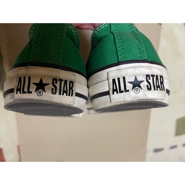 CONVERSE(コンバース)のconverse コンバース  オールスター グリーン 24.5cm レディースの靴/シューズ(スニーカー)の商品写真