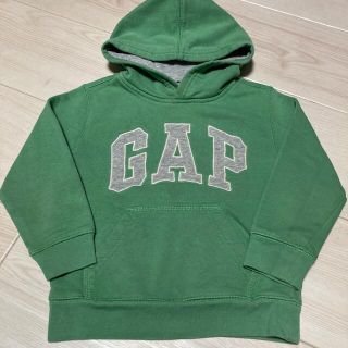 ベビーギャップ(babyGAP)のGAP パーカー　グリーン(Tシャツ/カットソー)