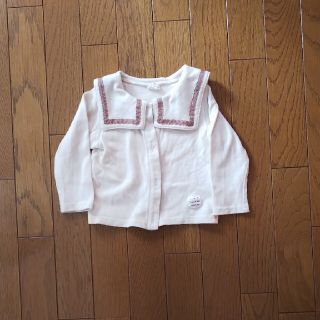 女児 ｶｰﾃﾞｨｶﾞﾝ ﾍﾞｰｼﾞｭ ｾｰﾗｰ服 90㎝(カーディガン)