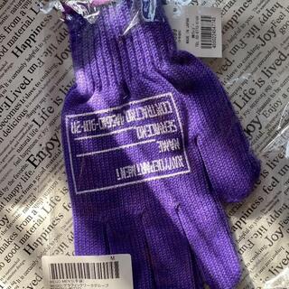 ウィゴー(WEGO)の新品未使用 WEGO 手袋 紫色(手袋)
