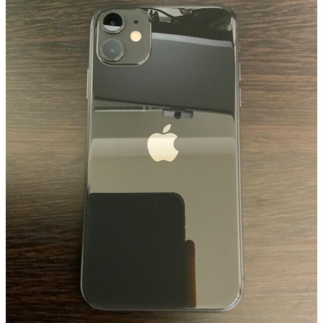 Apple(アップル)のSIMフリー iPhone11 容量128GB ブラック(※2年未満使用) スマホ/家電/カメラのスマートフォン/携帯電話(スマートフォン本体)の商品写真