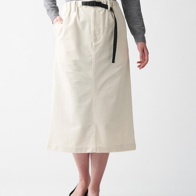 MUJI (無印良品)(ムジルシリョウヒン)の無印良品　コーデュロイスカート レディースのスカート(ロングスカート)の商品写真