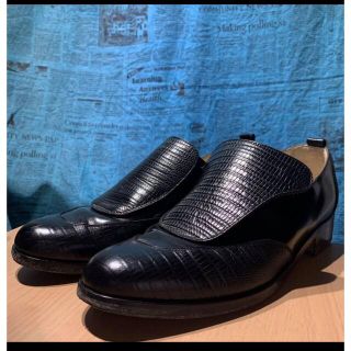 サンシー(SUNSEA)のSUNSEA SHELL WING-TIP SHOES 19AW 3 箱付き(ドレス/ビジネス)