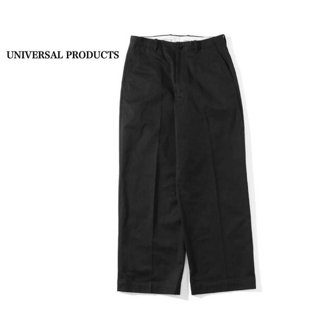 UNIVERSAL PRODUCTS No Tuck Wide Chino スラックス
