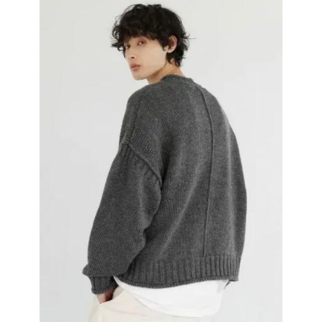 VICTIM(ヴィクティム)のVICTIM MELANGE GANDHI KNIT 21AW メンズのトップス(ニット/セーター)の商品写真