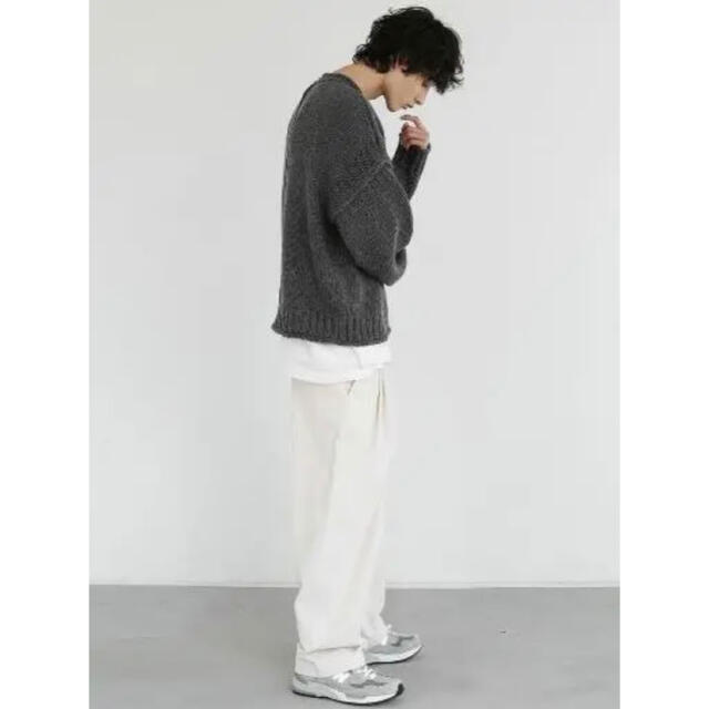 VICTIM(ヴィクティム)のVICTIM MELANGE GANDHI KNIT 21AW メンズのトップス(ニット/セーター)の商品写真