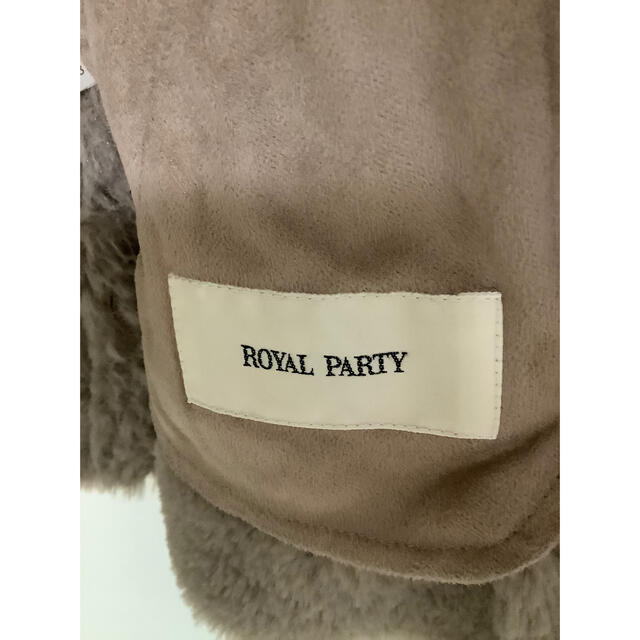 ROYAL PARTY(ロイヤルパーティー)のRoyal party フェイクファージャケット レディースのジャケット/アウター(毛皮/ファーコート)の商品写真