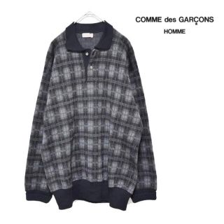 コムデギャルソン(COMME des GARCONS)のコムデギャルソンオム ヴィンテージ 初期 チェック ウールセーター ニット(ニット/セーター)