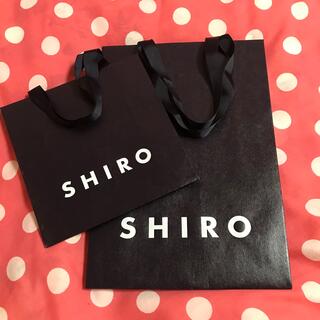 シロ(shiro)のSHIRO 紙袋(ショップ袋)