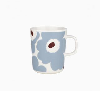 マリメッコ(marimekko)のマリメッコ  マグカップ ブルーグレー(グラス/カップ)