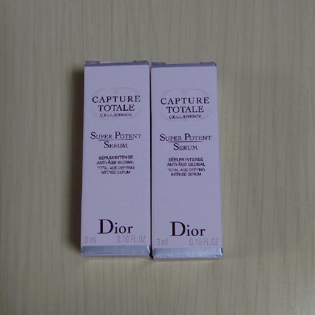 Christian Dior(クリスチャンディオール)のDior カプチュールトータルセルENGY スーパーセラム3ml×2個 コスメ/美容のスキンケア/基礎化粧品(美容液)の商品写真