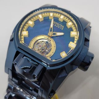 インビクタ(INVICTA)のInvicta 52mm リザーブ ボルトゼウス マグナム トゥールビヨン ＢＬ(腕時計(アナログ))