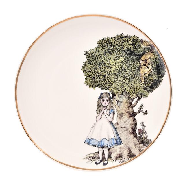 ふしぎの国のアリス(フシギノクニノアリス)の新品 YUKO HIGUCHI アリス プレート お皿 レディースのバッグ(その他)の商品写真