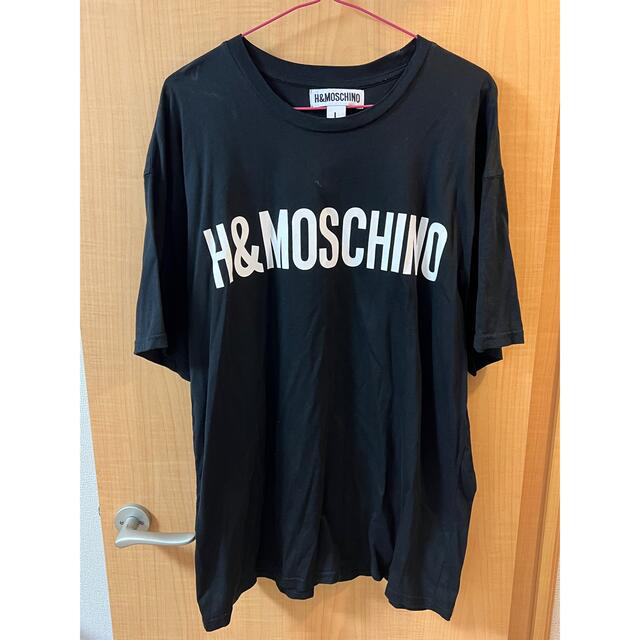 【限定品】H&M MOSCHINO コラボTシャツ ロゴTシャツ 黒 【MOSCHINO】モスキーノ×H&M コラボTシャツ