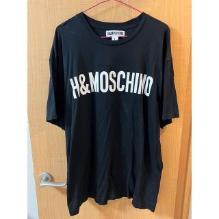 【限定品】H&M MOSCHINO コラボTシャツ ロゴTシャツ 黒 【MOSCHINO】モスキーノ×H&M コラボTシャツ