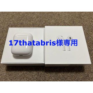 アップル(Apple)の【17thatabris様 専用】AirPods（第2世代）ワイヤレス充電ケース(ヘッドフォン/イヤフォン)