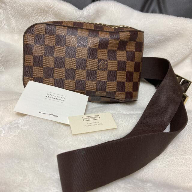 LOUIS VUITTON(ルイヴィトン)のルイ　ヴィトン　正規品　ダミエ　ジェロニモス　ウエストポーチ　ボディバッグ メンズのバッグ(ボディーバッグ)の商品写真