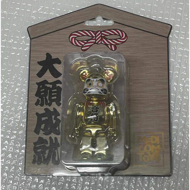 BE@RBRICK 達磨 合格 金メッキ 弐 100% 1