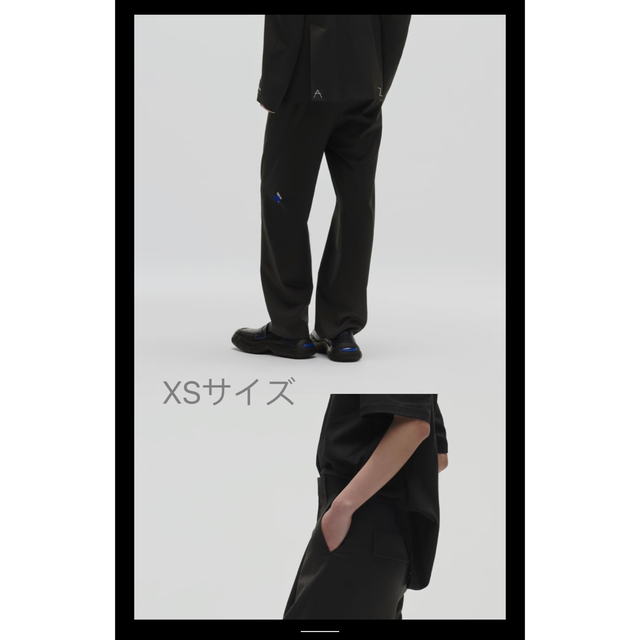 ZARA(ザラ)の完売品　ZARA×ADERERROR  テーパード パンツ　スラックス　ブラック メンズのパンツ(スラックス)の商品写真