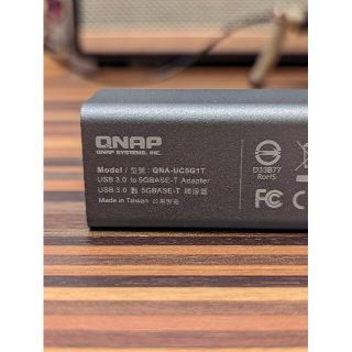 QNAP QNA-UC5G1T USB 5GbE アダプター(PC周辺機器)