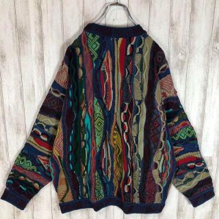 2022年秋冬新作 【激レア】coogi クージー 立体 編込み 3Dニット 即