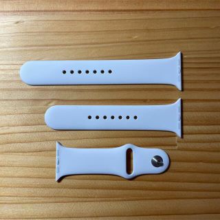 アップルウォッチ(Apple Watch)のAppleWatch純正スポーツバンド【ホワイト】44mm42mm対応(その他)