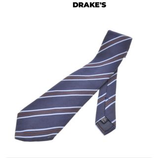 ドレイクス(DRAKES)の【最終価格】DRAKE'S ドレイクス シルクネクタイ ハンドメイド 英国製 絹(ネクタイ)