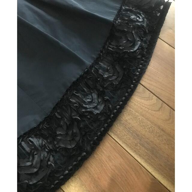 美品⭐️FRANCO FERRARO⭐️黒デザインスカート 3(Lサイズ)