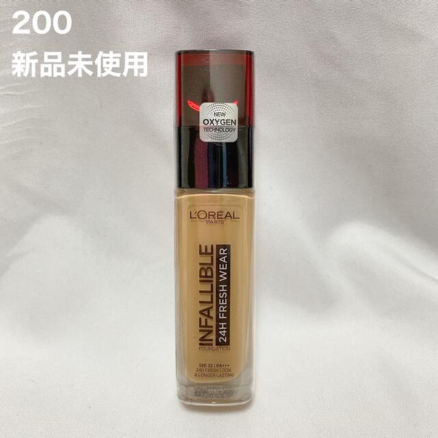 L'Oreal Paris(ロレアルパリ)のロレアル パリ インファリブル ステイフレッシュファンデーション 200 コスメ/美容のベースメイク/化粧品(ファンデーション)の商品写真