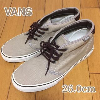 ヴァンズ(VANS)のVANS バンズ スニーカー CHUKKA チャッカ 26.0cm  ベージュ(スニーカー)