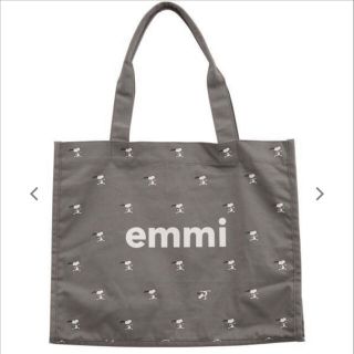 【美品】emmi yoga スヌーピー  PEANUTSトートバッグ(トートバッグ)