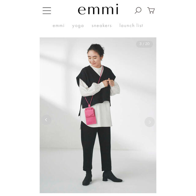 emmi atelier(エミアトリエ)のemmi atelier × AYA KANEKO eco ダンボールベスト レディースのトップス(カットソー(長袖/七分))の商品写真