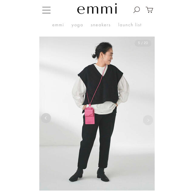 emmi atelier(エミアトリエ)のemmi atelier × AYA KANEKO eco ダンボールベスト レディースのトップス(カットソー(長袖/七分))の商品写真