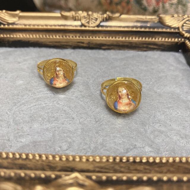 【SALE】Jesus Christ リング ハンドメイドのアクセサリー(リング)の商品写真