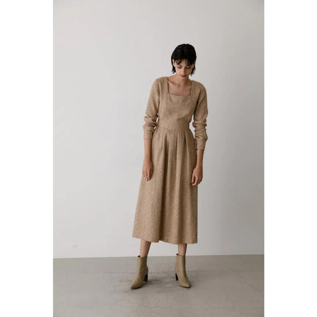 RIM.ARK(リムアーク)★Basket tweed noble dress