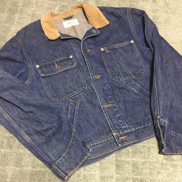 POLO RALPH LAUREN(ポロラルフローレン)の70s80sPOLO ラルフローレン Gジャン デニム メンズのジャケット/アウター(Gジャン/デニムジャケット)の商品写真