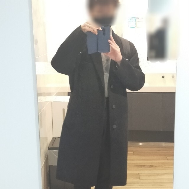 独特の上品 ユニクロ +J カシミヤ混 オーバーサイズ チェスターコート