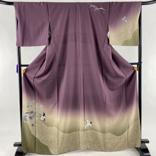 訪問着 美品 秀品 166.5cm 68cm 正絹 【中古】(着物)