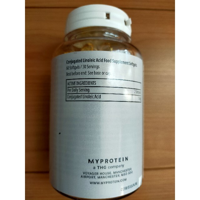 MYPROTEIN(マイプロテイン)のマイプロテイン CLA 共役リノール酸  ６０錠　新品未開封 食品/飲料/酒の健康食品(その他)の商品写真