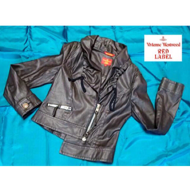 Vivienne Westwood(ヴィヴィアンウエストウッド)の♡VW♡デニムライダースジャケット未使用 レディースのジャケット/アウター(ライダースジャケット)の商品写真