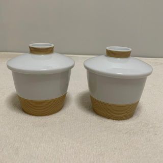 ハクサントウキ(白山陶器)の白山陶器　新品　錆千筋蒸し碗　2個(食器)